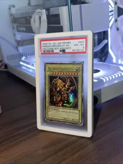 Yu-Gi-Oh! GAME BOY The Winged Dragon Of Ra (GBI-003) Ultra Rare PSA 8 NM-MT - Image 1