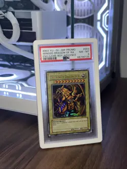 Yu-Gi-Oh! GAME BOY The Winged Dragon Of Ra (GBI-003) Ultra Rare PSA 8 NM-MT - Image 2
