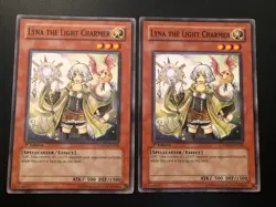 Yugioh 2x 1st Edition Lyna The Light Charmer TSHD-EN024 - Image 1