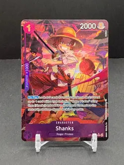 Shanks Alt Art Rare - Carrying On His Will #OP13-065 R One Piece TCG - Image 1