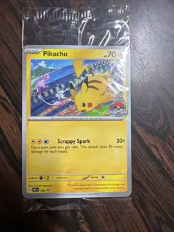 Pikachu Promo 2024 World Championships SVP EN 190 Pokemon Worlds SEALED PROMO - Image 1