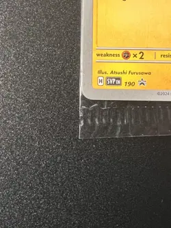 Pokemon 2024 World Championships Pikachu SVP EN 190 Worlds SEALED Promo (NM) - Image 5