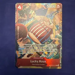 One Piece Lucky.Roux FOIL (TR) OP09-015 A Fist of Divine Speed Treasure Rare NM! - Image 1
