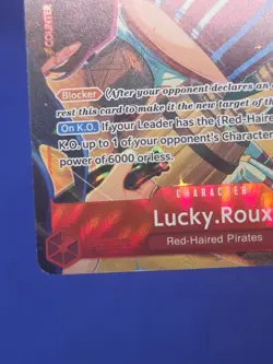 One Piece A Fist of Divine Speed Lucky Roux OP09-015 Treasure Rare TR NM/LP - Image 5