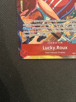 One Piece Lucky.Roux FOIL (TR) OP09-015 A Fist of Divine Speed Treasure Rare NM! - Image 5