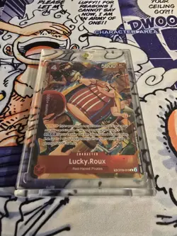 One Piece Lucky.Roux FOIL (TR) OP09-015 A Fist of Divine Speed Treasure Rare NM! - Image 3