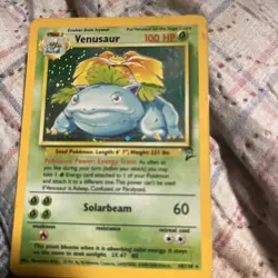 2000 WOTC Pokemon Base Set 2 Venusaur 18/130 Holo - Vintage - Image 1