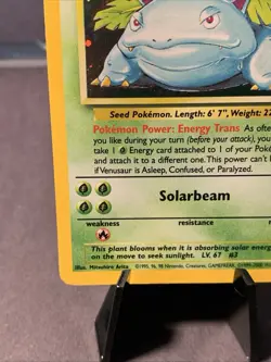Pokemon TCG Venusaur #18/130 Base Set 2 Holo Rare 2000 VTG WOTC NM/LP - Image 5