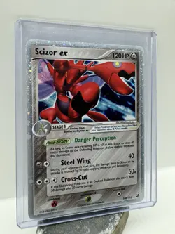 Scizor Ex Unseen Forces Pokemon TCG 108/115 Holo 2005 LP Rare - Image 1