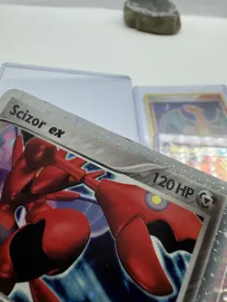 Scizor Ex Unseen Forces Pokemon TCG 108/115 Holo 2005 LP Rare - Image 5