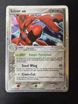 Pokemon TCG: 2005 EX Unseen Forces Scizor ex 108/115 Ultra Rare NM / Mint - Image 5
