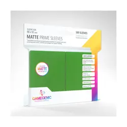 GameGenic Card Protection Matte Sleeves - Green (100) New - Image 1
