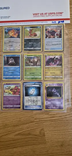 pokemon card binder collection lot english 54 Cards ex,v,full art,reverse. #019 - Image 4