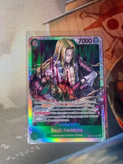 Basil Hawkins OP07-029 SR One Piece Card Game English M/NM - Image 1