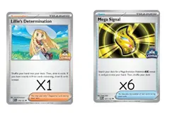 Pokemon Cards Bundle (Lillie UBL x 1pcs + Mega Signal GBL x 6pcs) - Image 1