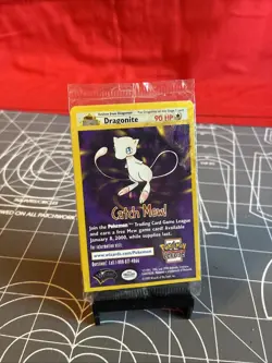Vintage Pokemon Dragonite # 5 Black Star Promo WB Movie WOTC Pokemon Card Sealed - Image 1