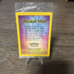 Ancient Mew SEALED Pokemon Unopened 2000 Movie Promo Holo Card - RARE Near Mint - Image 3