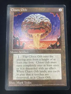 ***Chaos Orb Scrye Magazine Oversized Card*** MTG Promo Magic Kid Icarus - Image 1