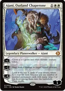 1 x Ajani, Outland Chaperone - Lorwyn Eclipsed - LP - MTG - Image 1