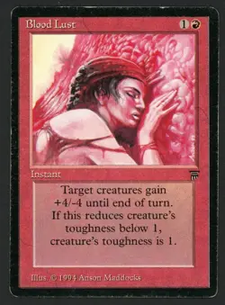 ***English Blood Lust*** MTG Legends Magic Kid Icarus - Image 1