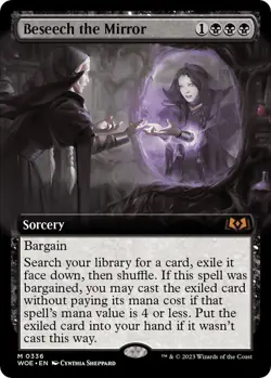 Beseech the Mirror (Extended Art) M Wilds of Eldraine 336 LP - Image 1