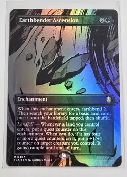 Earthbender Ascension (Borderless) #307 (Foil) TLA Magic MTG - Image 1