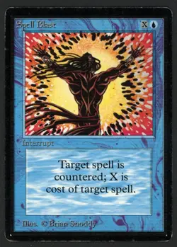 ***Beta Spell Blast*** MTG Beta Magic Kid Icarus - Image 1