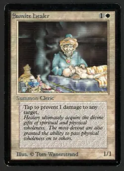 ***Beta Samite Healer*** MTG Beta Magic Kid Icarus - Image 1