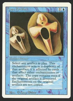 ***Copy Artifact*** MTG Revised Magic Kid Icarus - Image 1