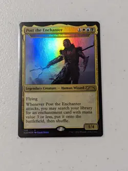 MTG Post the Enchanter / Zur the Enchanter - Secret Lair Drop Foil NM - Image 1