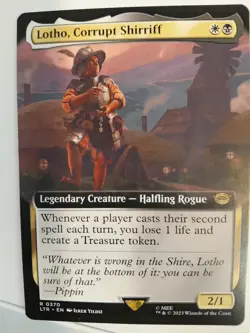Lotho, Corrupt Shirriff (Extended Art) Universes Beyond: the Lord of the Rings: - Image 1