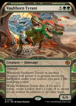 Vaultborn Tyrant - Foil Extended Art Showcase BIG NM MTG - Image 1
