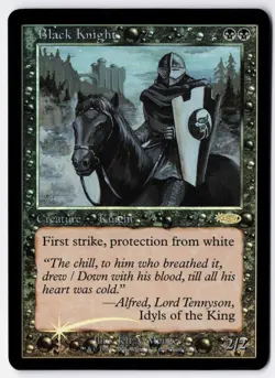 Black Knight - Foil - MTG Friday Night Magic 2002 - RareCo - Image 1