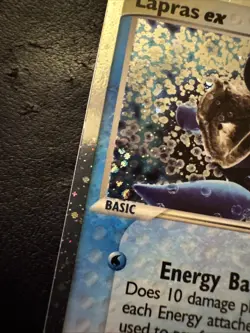 2003 pokemon Ruby and Sapphire (RS) Lapras EX #99/109 - Image 4