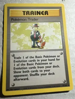Pokemon TCG Trainer Pokemon 77/102 Base Set Non-Holo Rare Card - Image 1