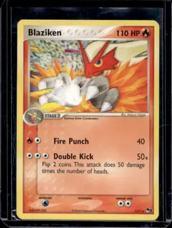 2004 Pokemon POP Series 1 Blaziken #1/17 - Image 1