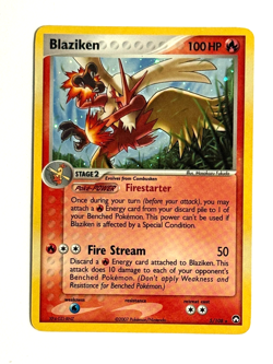 Pokemon TCG Blaziken Holo Rare Card 5/108 Power Keepers - Image 1