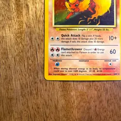 Pokemon TCG Flareon Jungle No Symbol Error 3/64 Holo Unlimited Holo Rare - Image 5