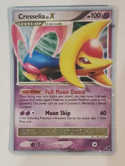 Pokemon TCG Great Encounters 2008 Cresselia LV.X Holo Rare 103/106 LP - Image 1