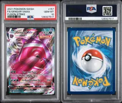 PSA 10 Gengar VMAX 157/264 Swsh08: Fusion Strike Pokemon English Gem - Image 3