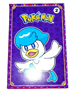 McDonalds Pokemon 2023 NIB Booster Card Pack #2 Quaxly TOY NEW UNOPENED BOX - Image 1