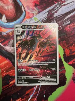 Mightyena 243/217 IR Pokemon: ME03 Ascended Heroes IN HAND - Image 1