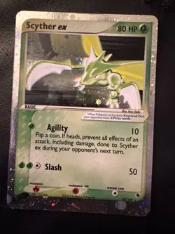 Pokemon Scyther ex EX Ruby & Sapphire Holo Ultra Rare #102 - Image 1
