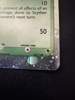 Pokemon Scyther ex EX Ruby & Sapphire Holo Ultra Rare #102 - Image 4