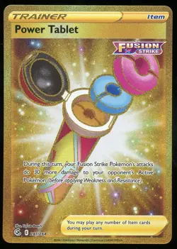 Pokemon TCG Power Tablet Full Art Secret Rare 281/264 Fusion Strike NM - Image 1