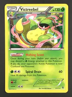 Pokemon TCG Victreebel 3/111 XY Furious Fists Holo Rare NM - Image 1