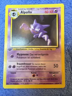 Pokemon 1st Edition German Base Set Haunter (Alpollo) - Image 1