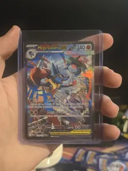 Pokemon Mega Evolution Lucario EX 179/132 Special Illustration Rare NM Condition - Image 1