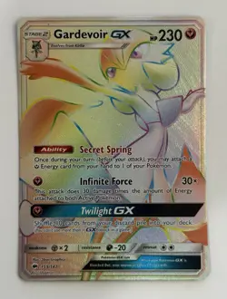 Pokemon Gardevoir GX 159/147 Burning Shadows Rainbow Secret Rare Full Art Holo - Image 1