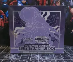 Pokemon Center Elite Trainer Box Chilling Reign Shadow Rider Calyrex - Image 1